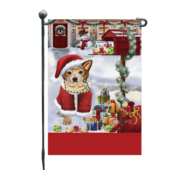 Personalized Happy Holidays Mailbox Australian Cattle Dog Christmas Custom Garden Flags GFLG-DOTD-A59885