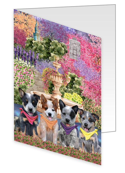 Australian Cattle Greeting Cards & Note Cards: Explore a Variety of Designs, Custom, Personalized, Halloween Invitation Card with Envelopes, Gifts for Dog Lovers