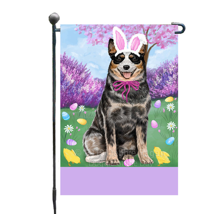 Personalized Easter Holiday Australian Cattle Dog Custom Garden Flags GFLG-DOTD-A58723