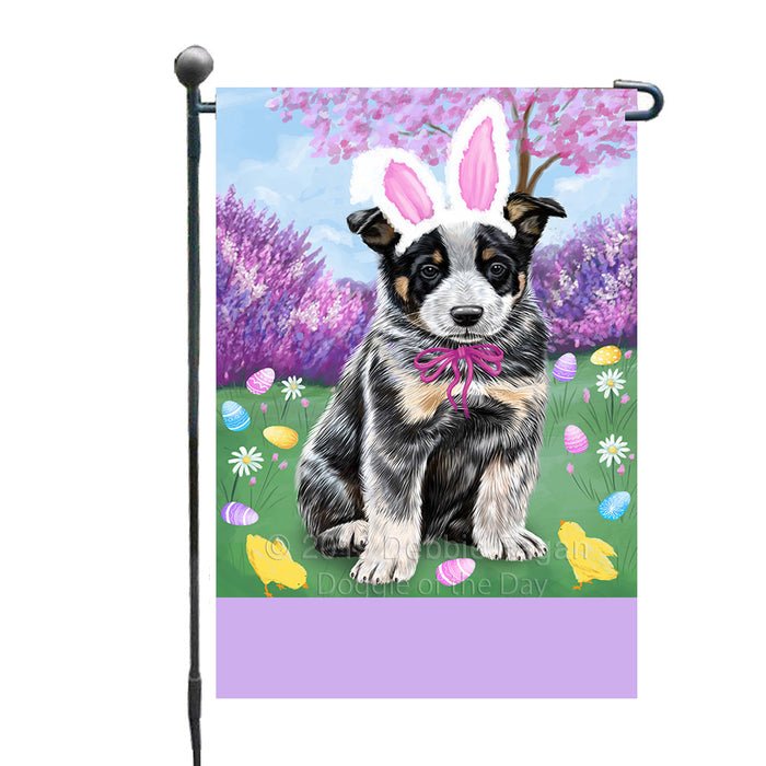 Personalized Easter Holiday Australian Cattle Dog Custom Garden Flags GFLG-DOTD-A58725