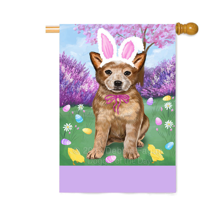 Personalized Easter Holiday Australian Cattle Dog Custom House Flag FLG-DOTD-A58782