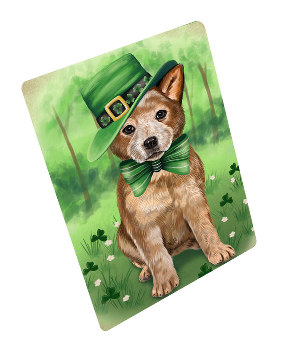 St. Patrick's Day Australian Cattle Dog Cutting Board - For Kitchen - Scratch & Stain Resistant - Designed To Stay In Place - Easy To Clean By Hand - Perfect for Chopping Meats, Vegetables, CA84072