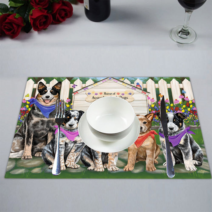 Spring Dog House Australian Cattle Dogs Placemat