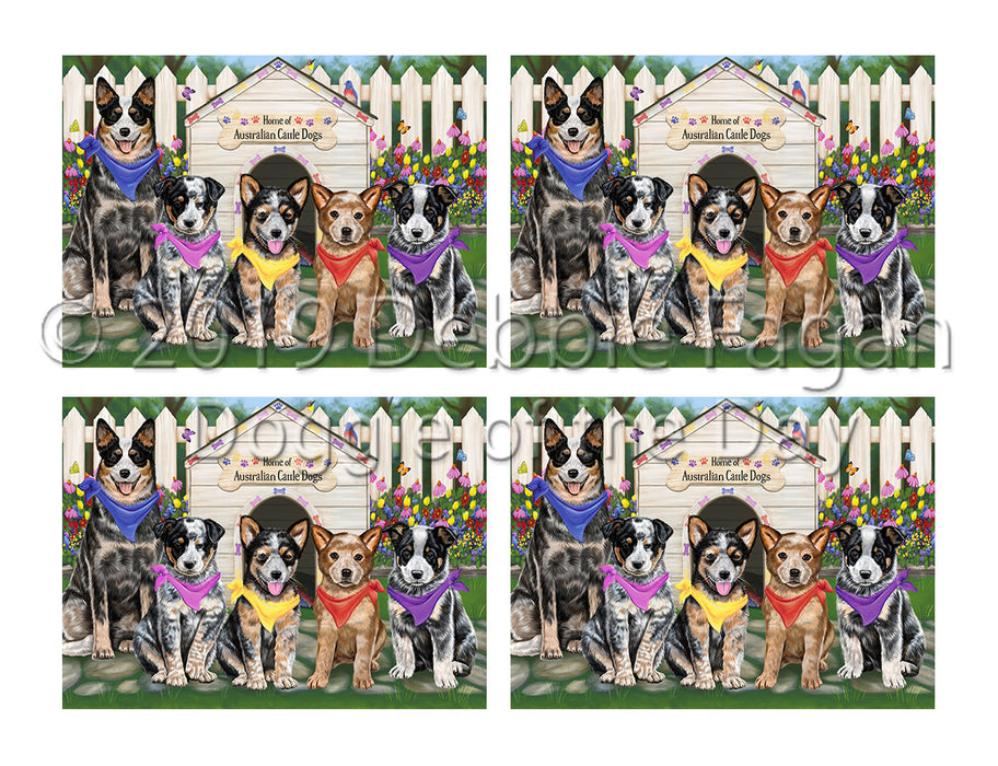 Spring Dog House Australian Cattle Dogs Placemat