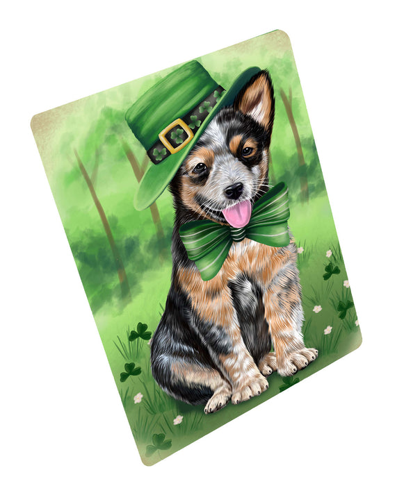 St. Patrick's Day Australian Cattle Dog Cutting Board - For Kitchen - Scratch & Stain Resistant - Designed To Stay In Place - Easy To Clean By Hand - Perfect for Chopping Meats, Vegetables, CA84078