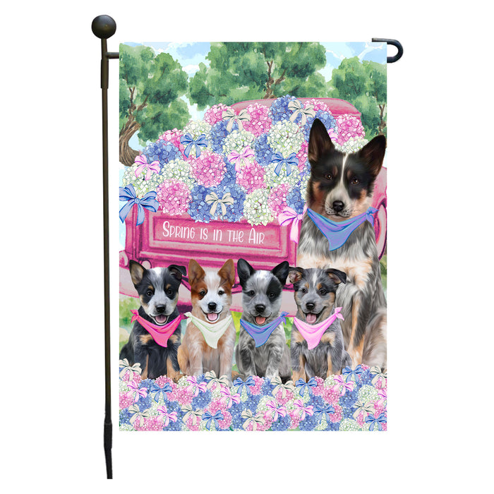 Australian Cattle Dogs Garden Flag: Explore a Variety of Personalized Designs, Double-Sided, Weather Resistant, Custom, Outdoor Garden Yard Decor for Dog and Pet Lovers