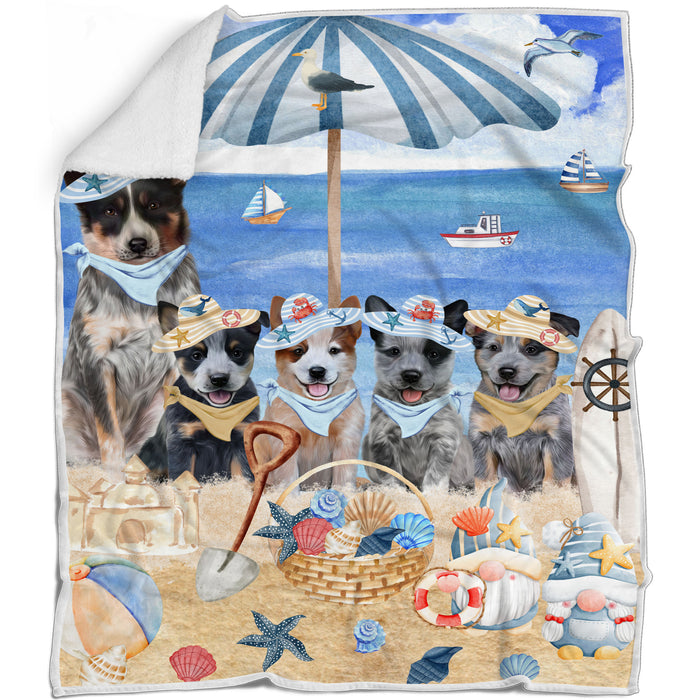 Australian Cattle Blanket: Explore a Variety of Custom Designs, Bed Cozy Woven, Fleece and Sherpa, Personalized Dog Gift for Pet Lovers