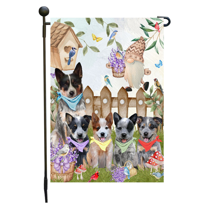 Australian Cattle Dogs Garden Flag: Explore a Variety of Designs, Custom, Personalized, Weather Resistant, Double-Sided, Outdoor Garden Yard Decor for Dog and Pet Lovers
