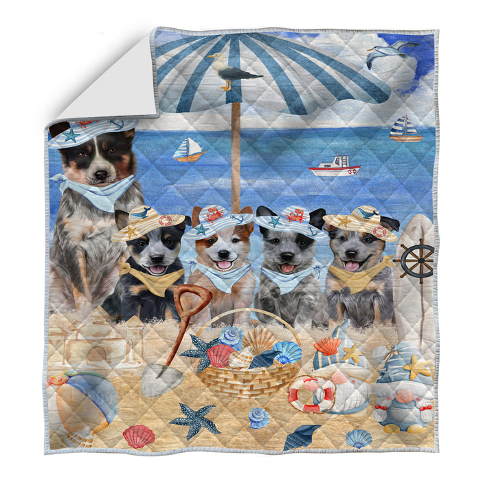 Australian Dogtle Quilt: Explore a Variety of Personalized Designs, Custom, Bedding Coverlet Quilted, Pet and Dog Lovers Gift