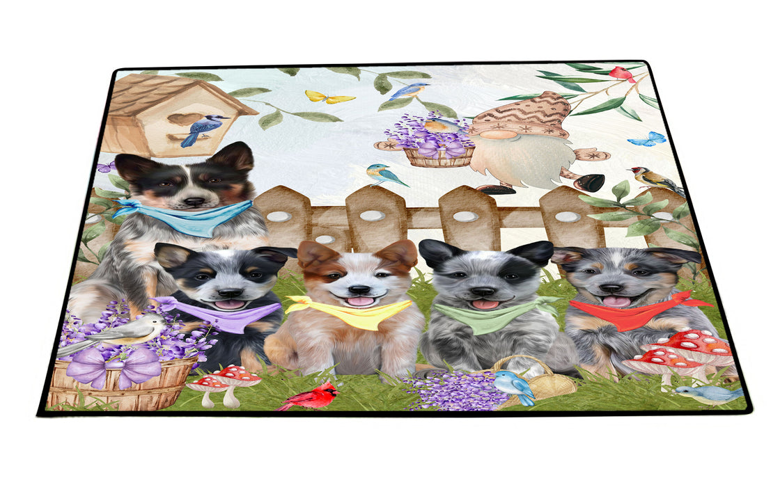 Australian Cattle Floor Mat: Explore a Variety of Designs, Custom, Personalized, Anti-Slip Door Mats for Indoor and Outdoor, Gift for Dog and Pet Lovers