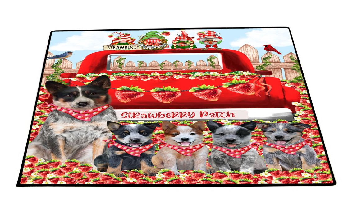 Australian Cattle Floor Mat: Explore a Variety of Designs, Custom, Personalized, Anti-Slip Door Mats for Indoor and Outdoor, Gift for Dog and Pet Lovers