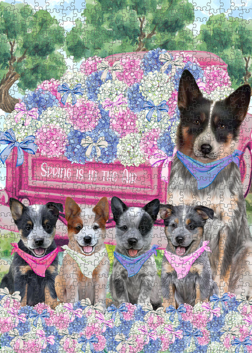 Australian Cattle Jigsaw Puzzle: Explore a Variety of Designs, Interlocking Halloween Puzzles for Adult, Custom, Personalized, Pet Gift for Dog Lovers