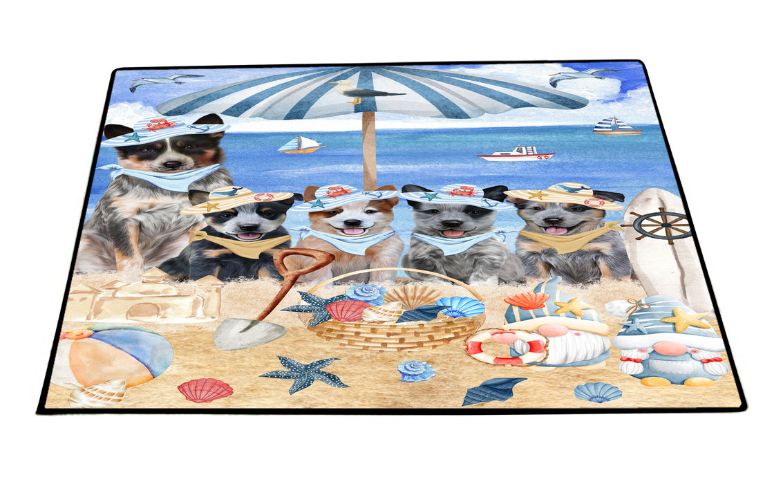 Australian Cattle Floor Mat: Explore a Variety of Designs, Custom, Personalized, Anti-Slip Door Mats for Indoor and Outdoor, Gift for Dog and Pet Lovers
