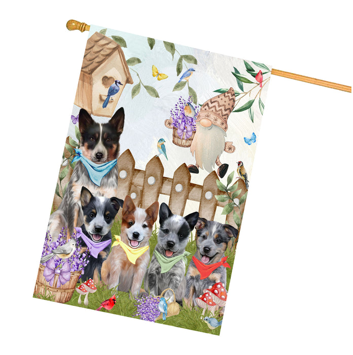 Australian Cattle Cats House Flag: Explore a Variety of Designs, Custom, Personalized, Weather Resistant, Double-Sided, Home Outside Yard Decor for Cat and Pet Lovers