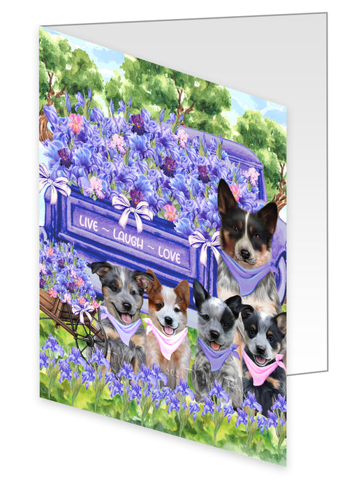 Australian Cattle Greeting Cards & Note Cards: Explore a Variety of Designs, Custom, Personalized, Halloween Invitation Card with Envelopes, Gifts for Dog Lovers