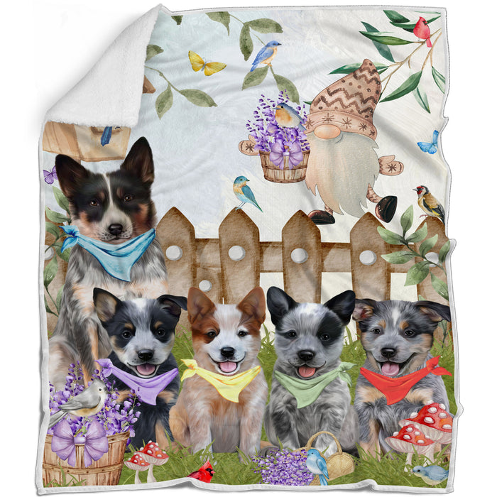 Australian Cattle Blanket: Explore a Variety of Designs, Custom, Personalized, Cozy Sherpa, Fleece and Woven, Dog Gift for Pet Lovers