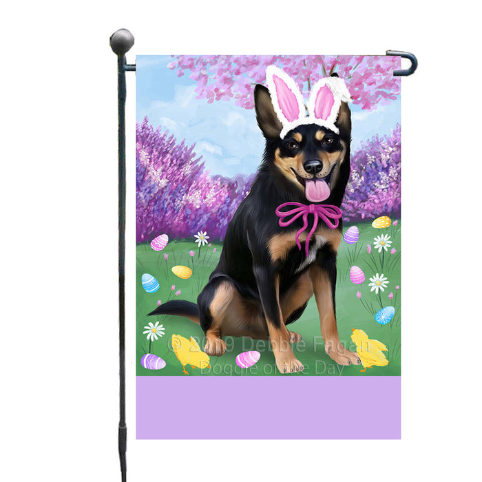 Personalized Easter Holiday Australian Kelpie Dog Custom Garden Flags GFLG-DOTD-A58727