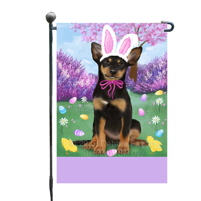 Personalized Easter Holiday Australian Kelpie Dog Custom Garden Flags GFLG-DOTD-A58728