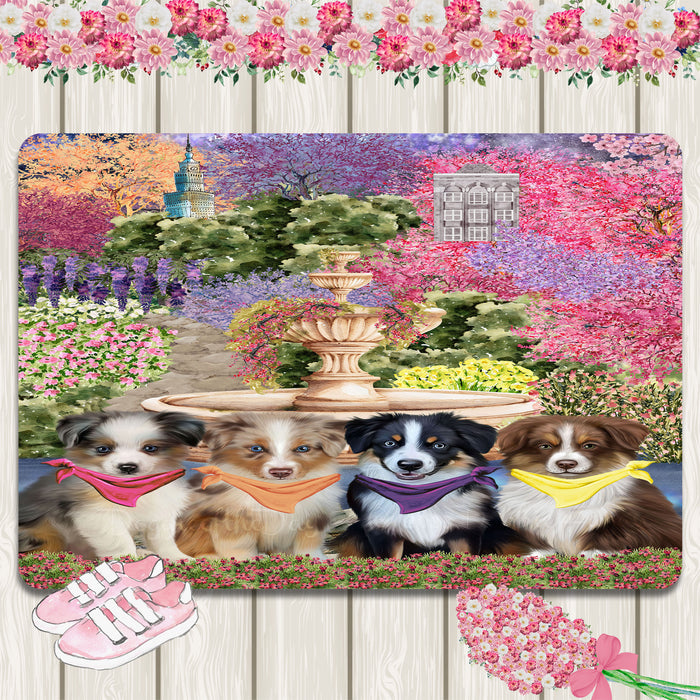 Australian Shepherd Area Rug and Runner, Explore a Variety of Designs, Custom, Floor Carpet Rugs for Home, Indoor and Living Room, Personalized, Gift for Dog and Pet Lovers