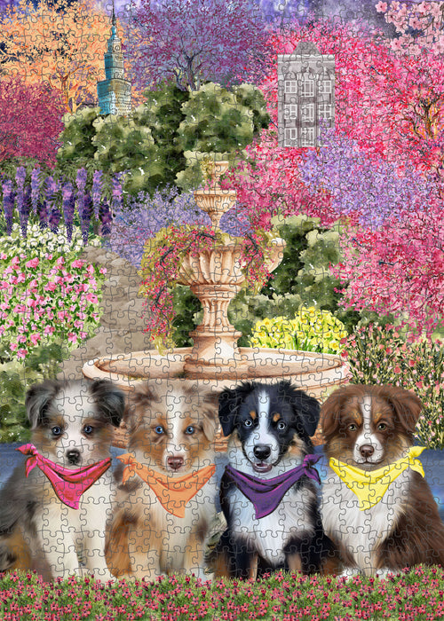 Australian Shepherd Jigsaw Puzzle for Adult, Explore a Variety of Designs, Interlocking Puzzles Games, Custom and Personalized, Gift for Dog and Pet Lovers