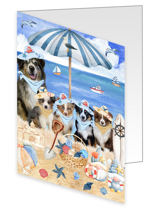 Australian Shepherd Greeting Cards & Note Cards: Explore a Variety of Designs, Custom, Personalized, Invitation Card with Envelopes, Gift for Dog and Pet Lovers