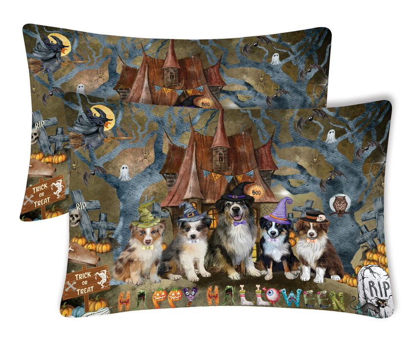 Australian Shepherd Pillow Case: Explore a Variety of Personalized Designs, Custom, Soft and Cozy Pillowcases Set of 2, Pet & Dog Gifts