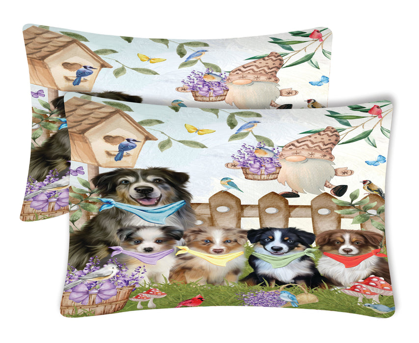 Australian Shepherd Pillow Case, Standard Pillowcases Set of 2, Explore a Variety of Designs, Custom, Personalized, Pet & Dog Lovers Gifts