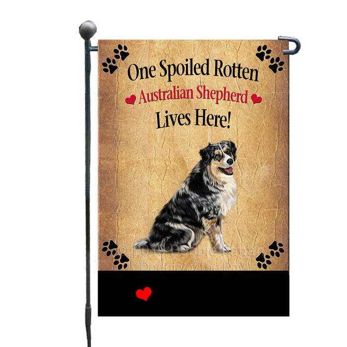 Personalized Spoiled Rotten Australian Shepherd Dog GFLG-DOTD-A63098