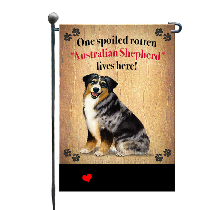 Personalized Spoiled Rotten Australian Shepherd Dog GFLG-DOTD-A63099