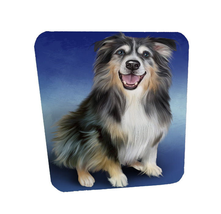 Australian Shepherd Dog Coasters Set of 4 CSTA58702