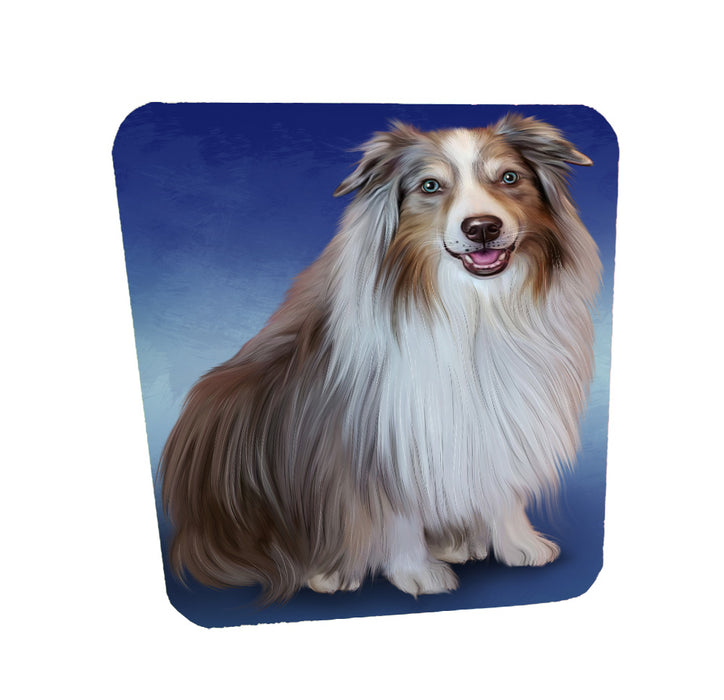 Australian Shepherd Dog Coasters Set of 4 CSTA58704