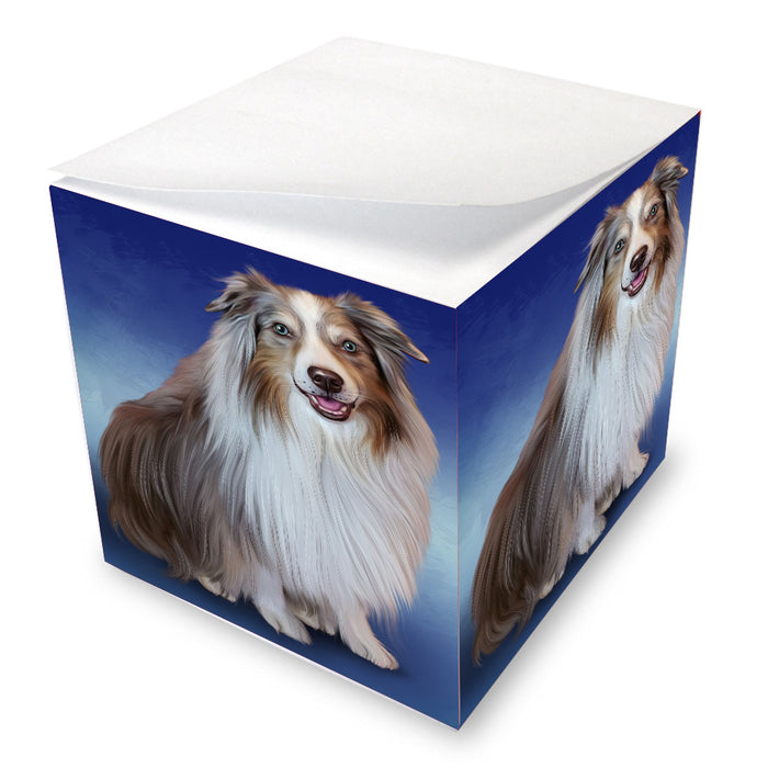 Australian Shepherd Dog Note Cube NOC-DOTD-A57743