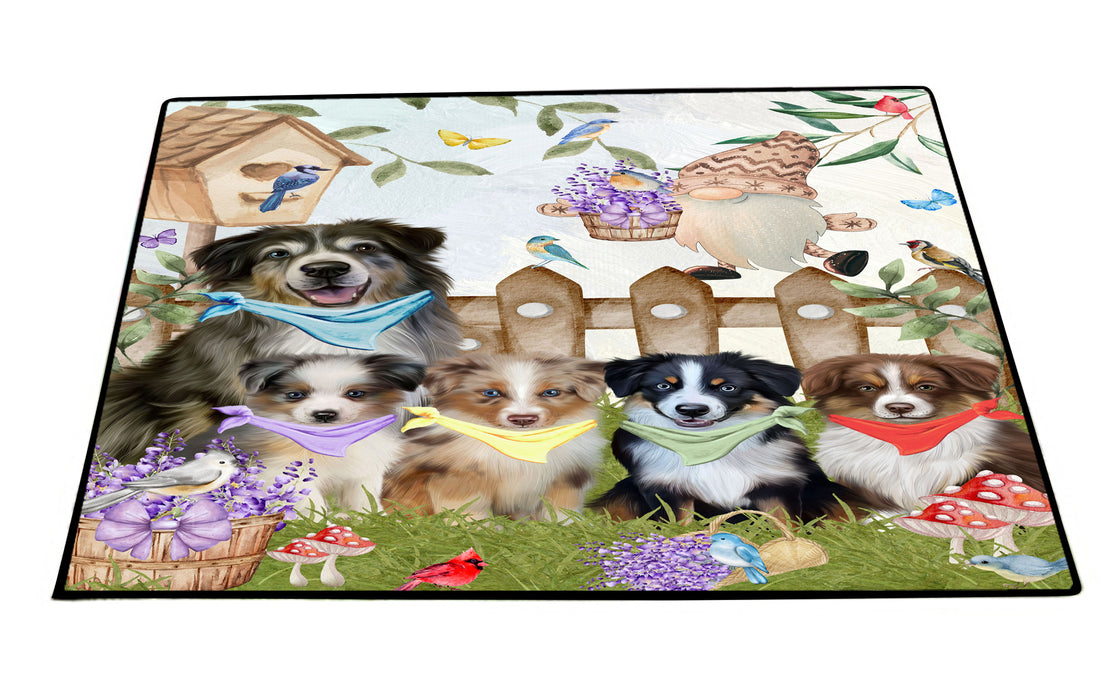 Australian Shepherd Floor Mat, Non-Slip Door Mats for Indoor and Outdoor, Custom, Explore a Variety of Personalized Designs, Dog Gift for Pet Lovers