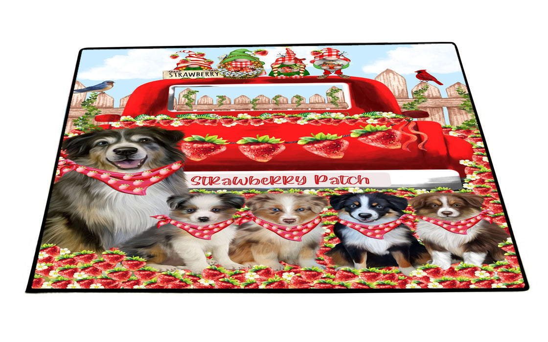 Australian Shepherd Floor Mats and Doormat: Explore a Variety of Designs, Custom, Anti-Slip Welcome Mat for Outdoor and Indoor, Personalized Gift for Dog Lovers