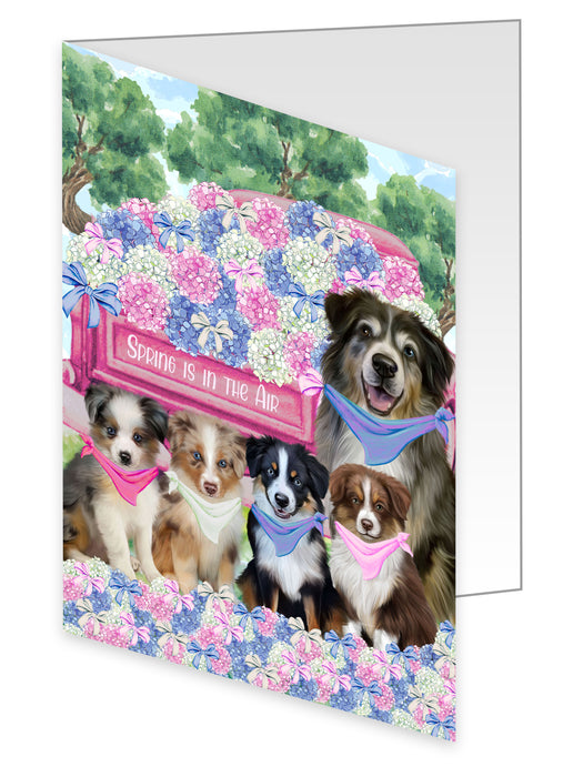 Australian Shepherd Greeting Cards & Note Cards, Explore a Variety of Personalized Designs, Custom, Invitation Card with Envelopes, Dog and Pet Lovers Gift