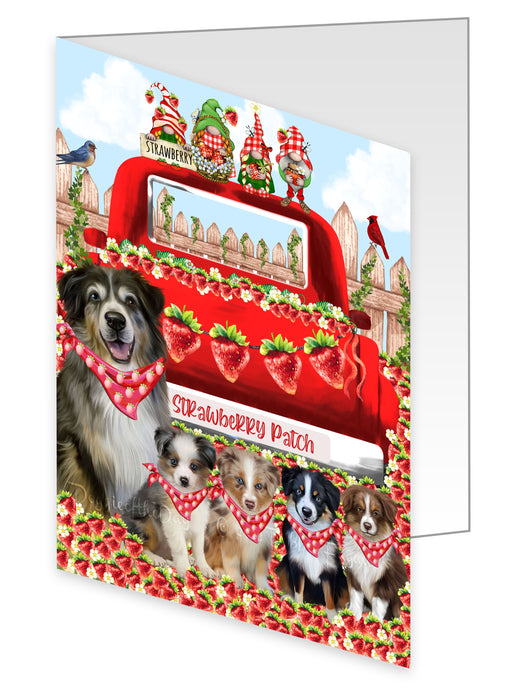 Australian Shepherd Greeting Cards & Note Cards with Envelopes: Explore a Variety of Designs, Custom, Invitation Card Multi Pack, Personalized, Gift for Pet and Dog Lovers