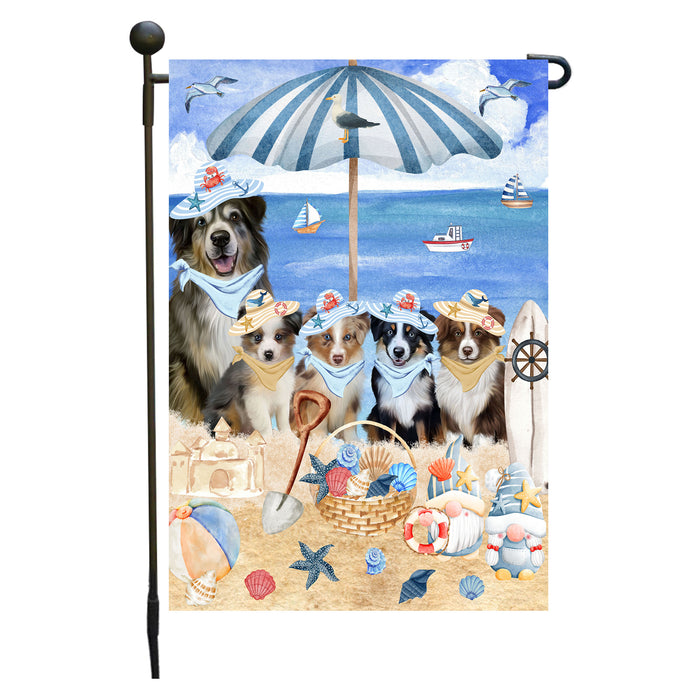 Australian Shepherd Dogs Garden Flag, Double-Sided Outdoor Yard Garden Decoration, Explore a Variety of Designs, Custom, Weather Resistant, Personalized, Flags for Dog and Pet Lovers