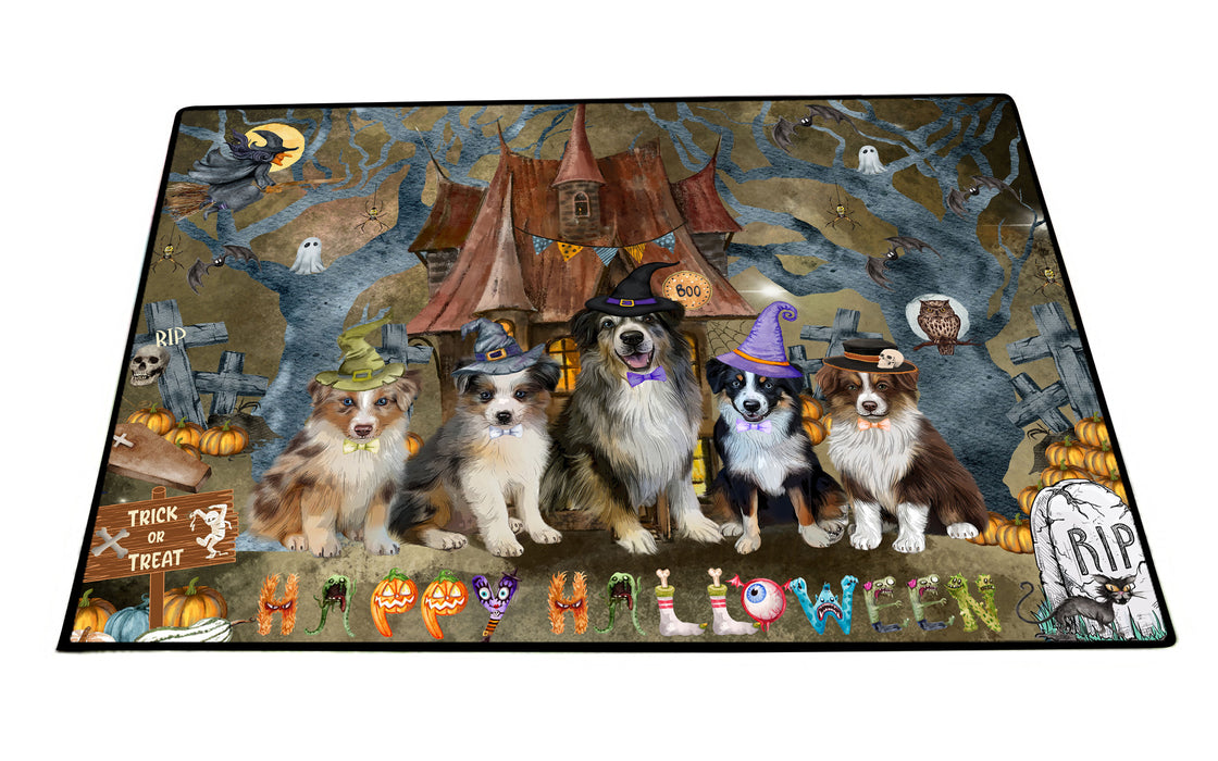 Australian Shepherd Floor Mat, Non-Slip Door Mats for Indoor and Outdoor, Custom, Explore a Variety of Personalized Designs, Dog Gift for Pet Lovers