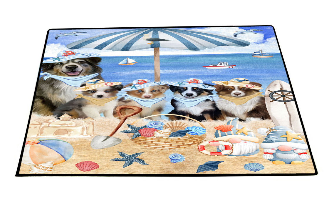 Australian Shepherd Floor Mat: Explore a Variety of Designs, Custom, Personalized, Anti-Slip Door Mats for Indoor and Outdoor, Gift for Dog and Pet Lovers