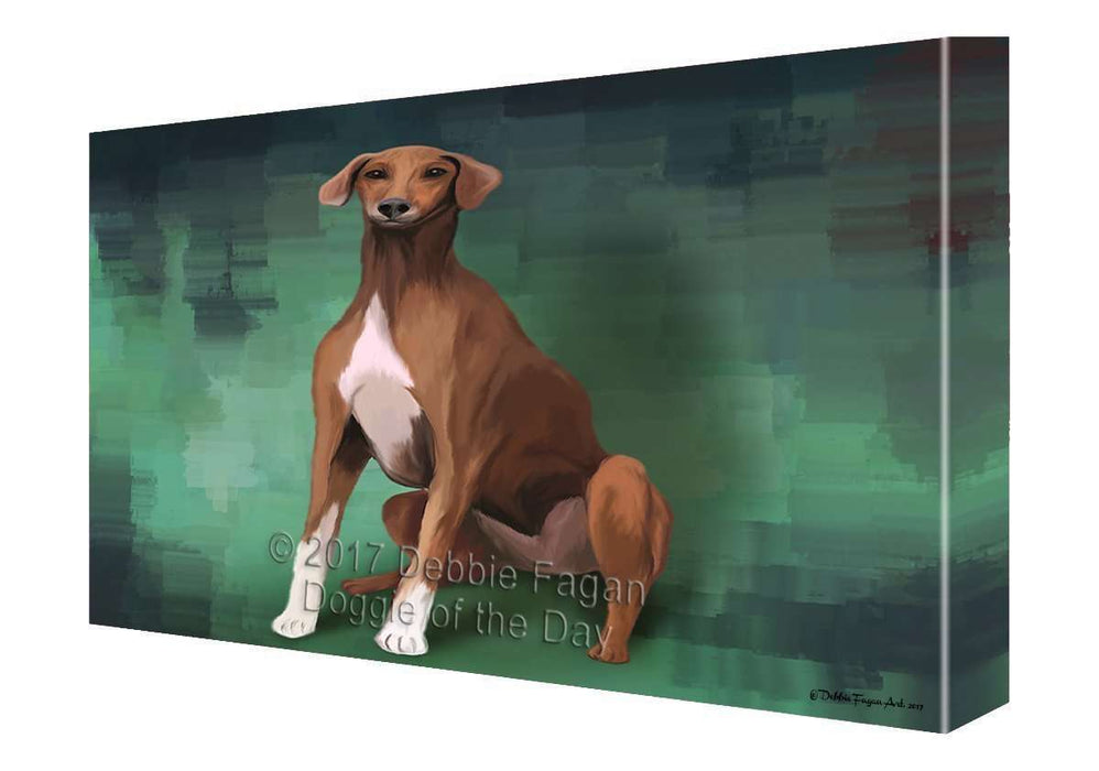 Azawakh Dog Painting Printed on Canvas Wall Art