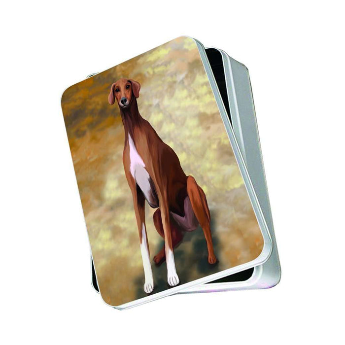Azawakh Dog Photo Storage Tin