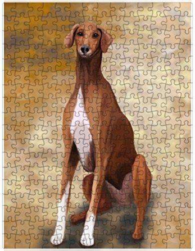 Azawakh Dog Puzzle with Photo Tin