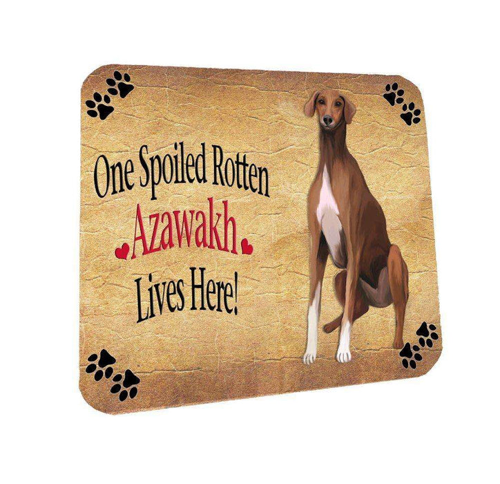 Azawakh Spoiled Rotten Dog Coasters Set of 4