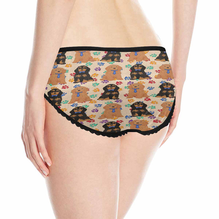 Cocker Spaniel Dogs Blue  Women&#039;s All Over Print Classic Briefs