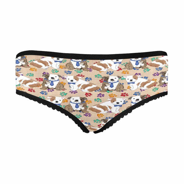 Bulldog Dogs Blue  Women&#039;s All Over Print Classic Briefs