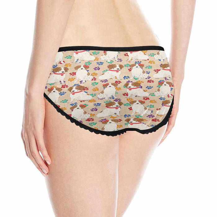 Brittany Spaniel Dogs Red  Women&#039;s All Over Print Classic Briefs