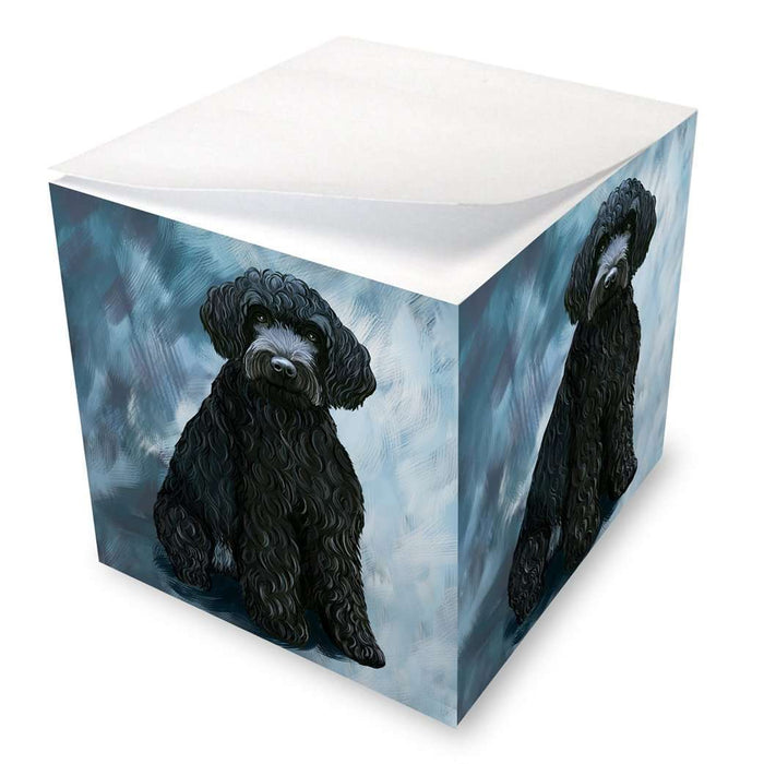 Barbet Black Dog Note Cube