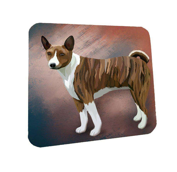 Basenji African Hunting Dog Coasters Set of 4