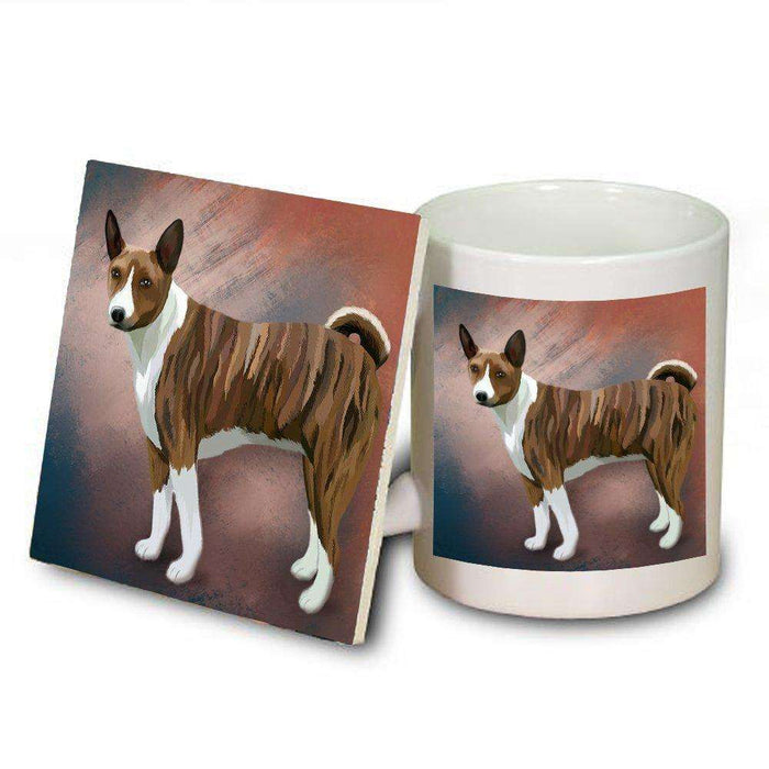 Basenji African Hunting Dog Mug and Coaster Set