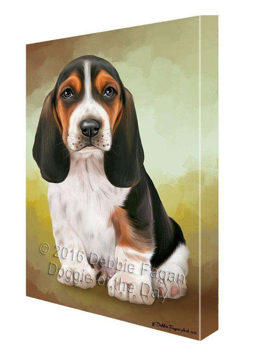 Basset Hound Dog Canvas Wall Art